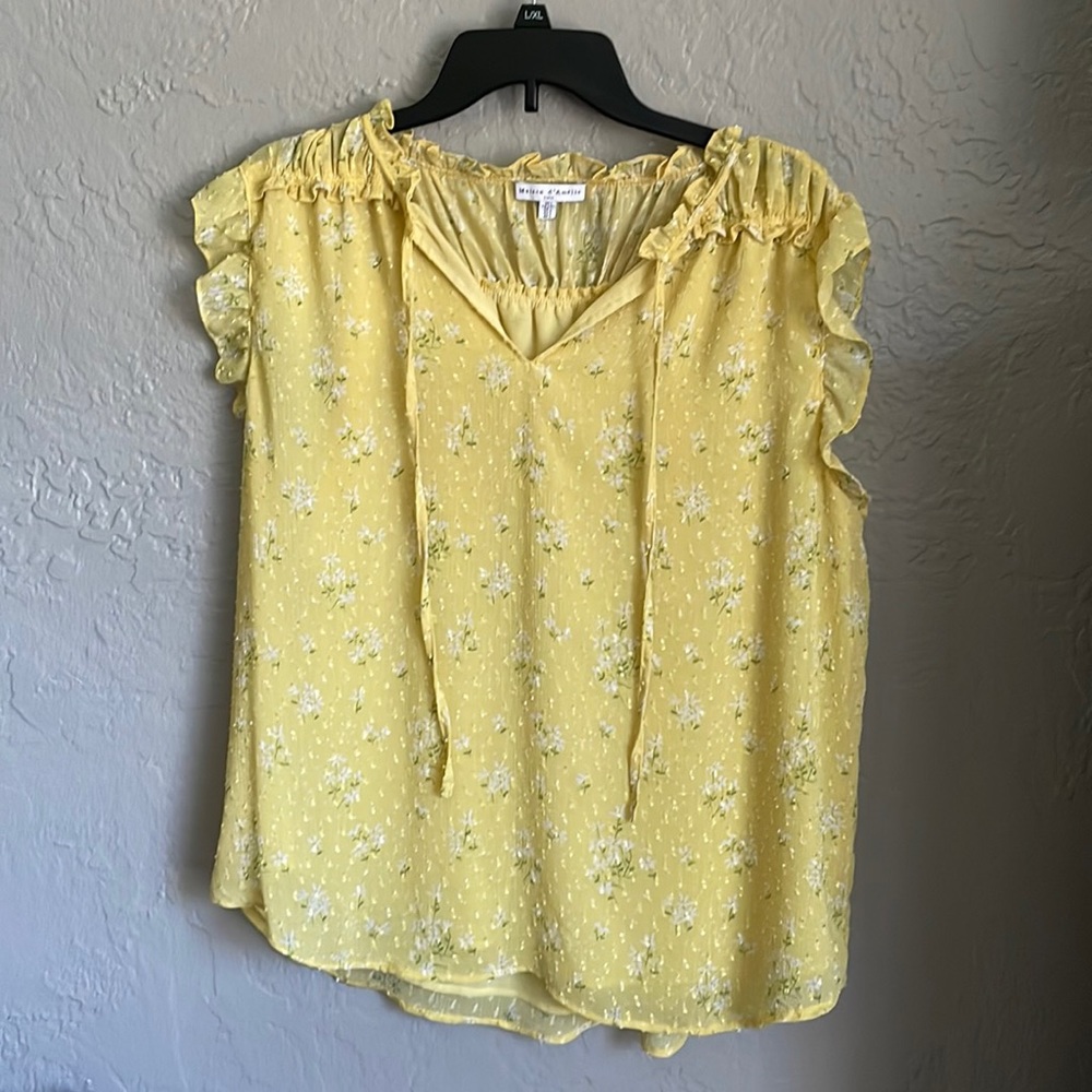 Yellow blouse